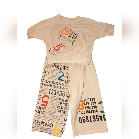 Vintage Clifton‎ kids cool matching set with number graphics - Picture 1 of 7